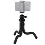 Suporte de Tripé Flexível Mini Polvo PULUZ com Cabeça de Bola para Câmaras SLR, GoPro, Telemóvel, Tamanho: 30cmx5cm, Tripé de 30cm