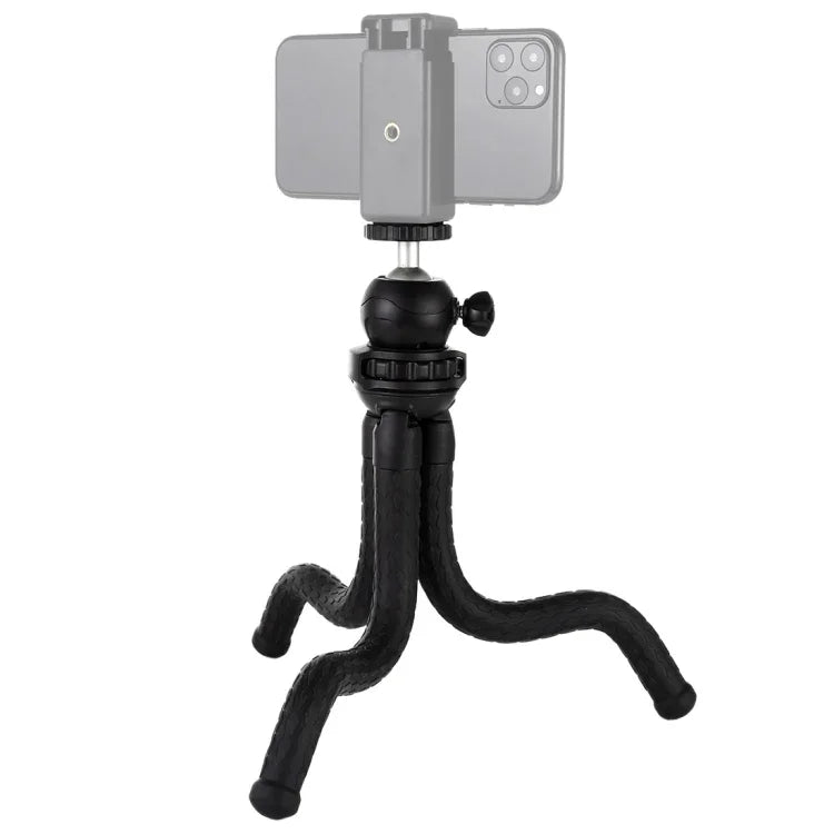 Suporte de Tripé Flexível Mini Polvo PULUZ com Cabeça de Bola para Câmaras SLR, GoPro, Telemóvel, Tamanho: 30cmx5cm, Tripé de 30cm