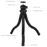 Suporte de Tripé Flexível Mini Polvo PULUZ com Cabeça de Bola para Câmaras SLR, GoPro, Telemóvel, Tamanho: 30cmx5cm, Tripé de 30cm