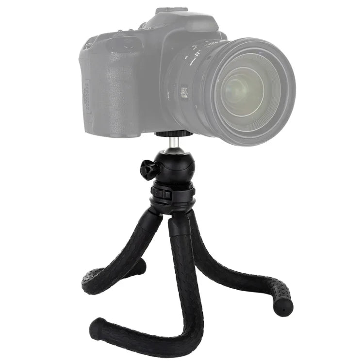 Suporte de Tripé Flexível Mini Polvo PULUZ com Cabeça de Bola para Câmaras SLR, GoPro, Telemóvel, Tamanho: 30cmx5cm, Tripé de 30cm