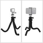Suporte de Tripé Flexível Mini Polvo PULUZ com Cabeça de Bola para Câmaras SLR, GoPro, Telemóvel, Tamanho: 30cmx5cm, Tripé de 30cm