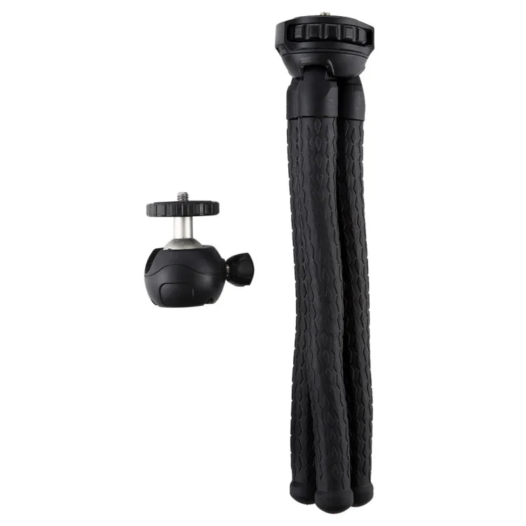 Suporte de Tripé Flexível Mini Polvo PULUZ com Cabeça de Bola para Câmaras SLR, GoPro, Telemóvel, Tamanho: 30cmx5cm, Tripé de 30cm