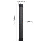 Monopé Extensível de Fibra de Carbono PULUZ para DJI / MOZA / Feiyu V2 / Zhiyun G5 / SPG Gimbal, Comprimento: 35cm, 35cm