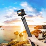 Monopé Extensível de Fibra de Carbono PULUZ para DJI / MOZA / Feiyu V2 / Zhiyun G5 / SPG Gimbal, Comprimento: 35cm, 35cm
