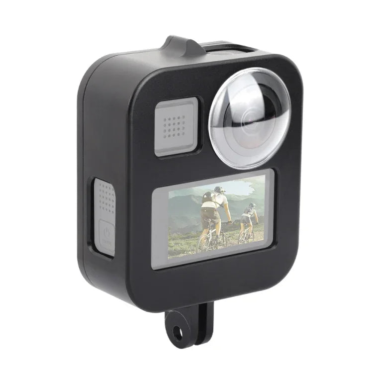 Gaiola Protetora em Liga de Alumínio CNC PULUZ para GoPro Max, Gaiola em Liga de Alumínio