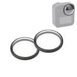 2 PCS PULUZ Tampa Protetora Acrílica para Lente GoPro Max, Tampa de Lente