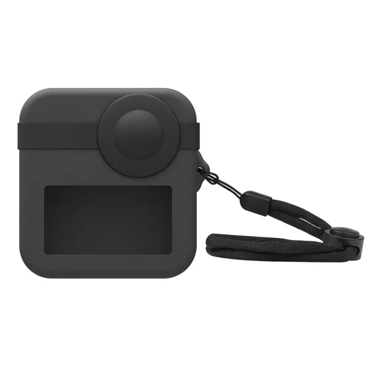 PULUZ para GoPro Max Tampa Dupla para Lentes + Estojo Protetor de Silicone para Corpo, Estojo de Silicone