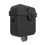 PULUZ para GoPro Max Tampa Dupla para Lentes + Estojo Protetor de Silicone para Corpo, Estojo de Silicone