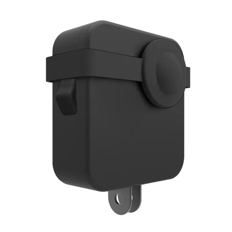 PULUZ para GoPro Max Tampa Dupla para Lentes + Estojo Protetor de Silicone para Corpo, Estojo de Silicone