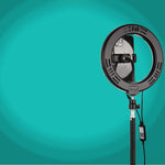 PULUZ Luzes de vídeo para vlogging, selfie e fotografia com anel LED curvo RGB de 20cm (7,9 polegadas), USB, regulável, temperatura de cor dupla, com suporte para telemóvel, RGBW 7,9 polegadas