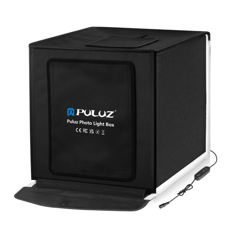 PULUZ 40cm Tenda de Estúdio Fotográfico Portátil Dobrável com Luz Branca Regulável, Kit com 6 Cores (Preto, Laranja, Branco, Vermelho, Verde, Azul) Fundos, Caixa 40cm (EUA), Caixa 40cm (RU), Caixa 40cm (UE), Caixa 40cm (AU)