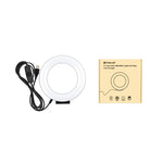 PULUZ Luzes de vídeo para selfie, beleza e vlogging com anel LED branco USB de superfície curva 12cm (4,7 polegadas)