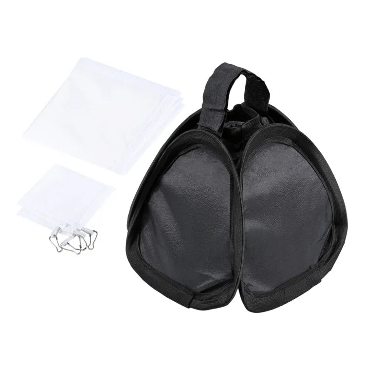 Difusor de Luz Flash Suave Dobrável PULUZ Softbox, Tamanho: 23cm x 23cm, Softbox 23cm