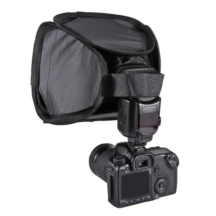 Difusor de Luz Flash Suave Dobrável PULUZ Softbox, Tamanho: 23cm x 23cm, Softbox 23cm