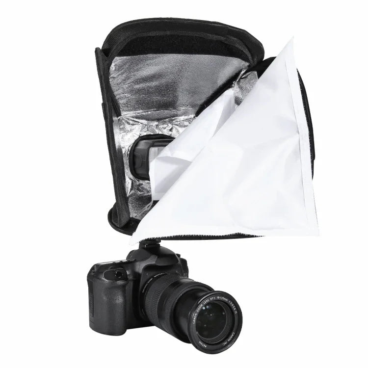 Difusor de Luz Flash Suave Dobrável PULUZ Softbox, Tamanho: 23cm x 23cm, Softbox 23cm