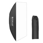 Difusor Softbox Retangular para Speedlite com Montagem Bowens PULUZ, Retângulo 60 x 90cm