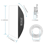 Difusor Softbox Retangular para Speedlite com Montagem Bowens PULUZ, Retângulo 60 x 90cm