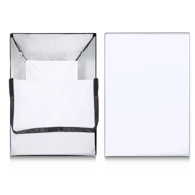 Difusor Softbox Retangular para Speedlite com Montagem Bowens PULUZ, Retângulo 60 x 90cm