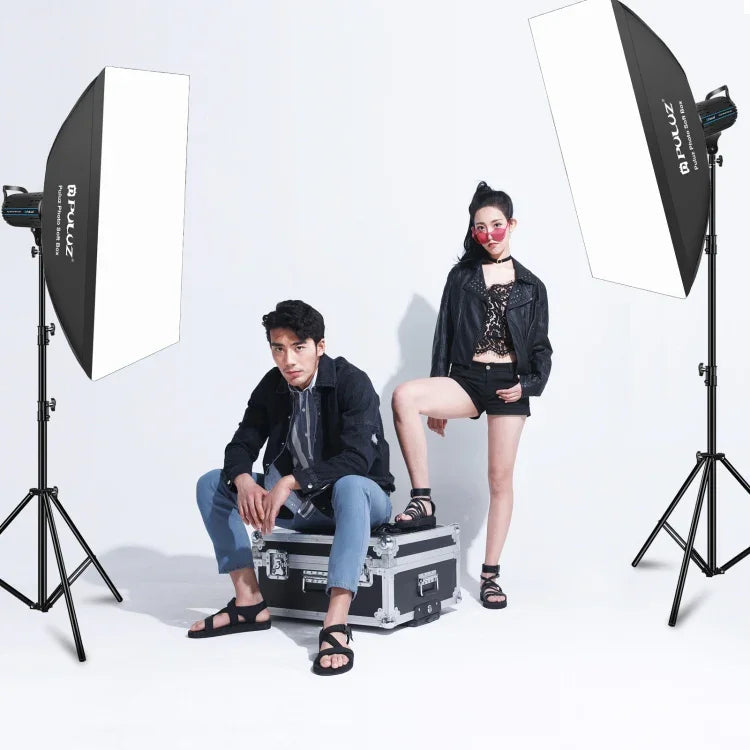 Difusor Softbox Retangular para Speedlite com Montagem Bowens PULUZ, Retângulo 60 x 90cm