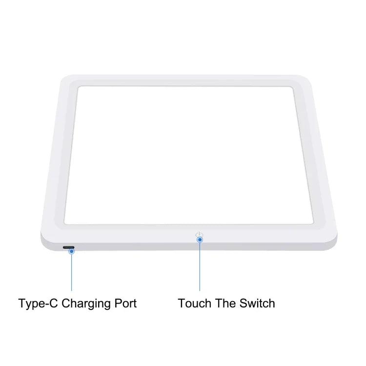 PULUZ 20cm LED Shadowless Light Pad for Photo Studio Box, 20cm Shadowless Light