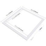 PULUZ 1000LM LED Acrílico Sem Polarização Luz Sem Sombra com Interruptor para Caixa de Estúdio Fotográfico de 40cm, Luz(US), Luz(UK), Luz(EU)
