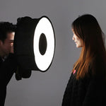 Difusor Dobrável PULUZ Softbox Redondo de 45cm para Macro e Retrato com Flash SpeedLite, Redondo 45cm
