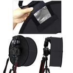 Difusor Dobrável PULUZ Softbox Redondo de 45cm para Macro e Retrato com Flash SpeedLite, Redondo 45cm