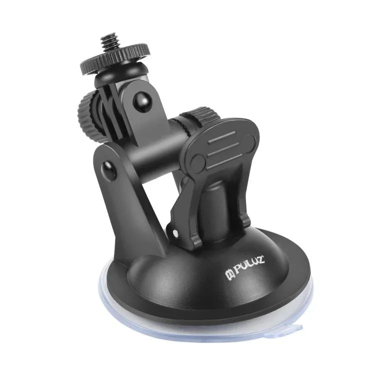 Suporte de Ventosa para Carro PULUZ com Parafuso & Adaptador de Suporte para Tripé & Bolsa de Armazenamento para GoPro, Insta360, DJI e Outras Câmaras de Ação, Suporte de Ventosa
