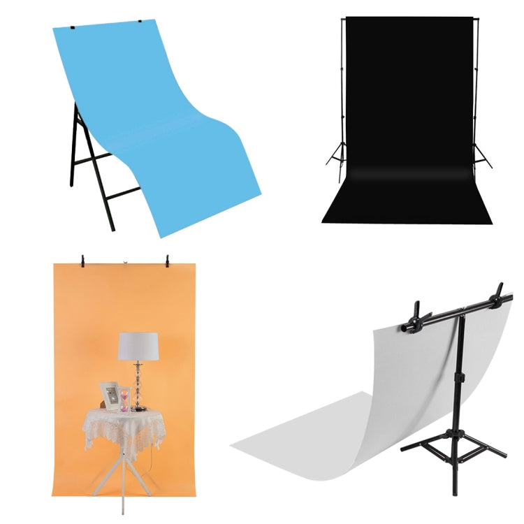 Kits de Papel PVC para Fundo Fotográfico PULUZ para Tenda de Estúdio, Tamanho: 121cm x 58cm, Fundo 60cm (Azul), Fundo 60cm (Vermelho), Fundo 60cm (B), Fundo 60cm (W)