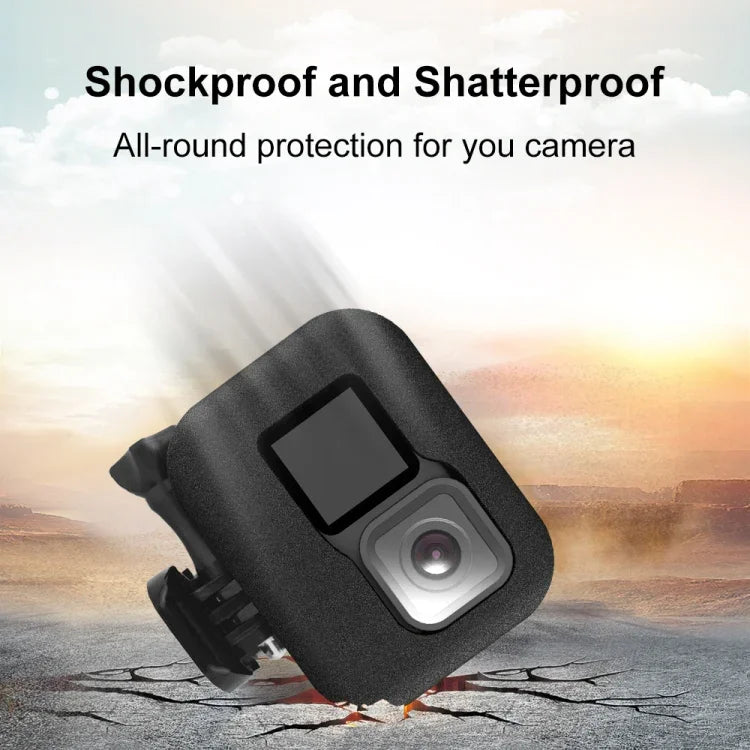 PULUZ para GoPro HERO12 Black /11 Black /10 Black /9 Black Estojo com Para-Brisas de Espuma, Para GoPro HERO9 Black