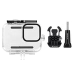 Estojo protetor impermeável PULUZ 60m com fecho e suporte básico & parafuso para GoPro HERO13 Black /12 Black /11 Black /10 Black /9 Black, Para GoPro HERO9 Black