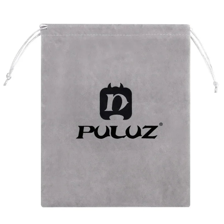 Bolsa de Armazenamento PULUZ com Cordão para GoPro, Insta360, DJI e Outros Acessórios para Câmaras de Ação, Bolsa de Flanela, Tamanho: 24.5cm x 20.5cm, Bolsa de Malha de Nylon, Tamanho: 21.5cm x 15.5cm