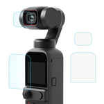 Protetor de lente em vidro temperado HD 9H 2.5D + película para ecrã para DJI OSMO Pocket 2, Para DJI OSMO Pocket 2