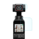 Protetor de lente em vidro temperado HD 9H 2.5D + película para ecrã para DJI OSMO Pocket 2, Para DJI OSMO Pocket 2