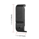 Tampa lateral da interface da bateria em plástico POM PULUZ para GoPro HERO13 Black /12 Black /11 Black /10 Black /9 Black, Tampa lateral em plástico POM
