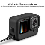 Tampa lateral da interface da bateria em plástico POM PULUZ para GoPro HERO13 Black /12 Black /11 Black /10 Black /9 Black, Tampa lateral em plástico POM