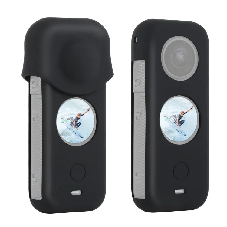 PULUZ Capa Protetora de Silicone à Prova de Poeira para Insta360 ONE X2, Capa para Insta360 ONE X2