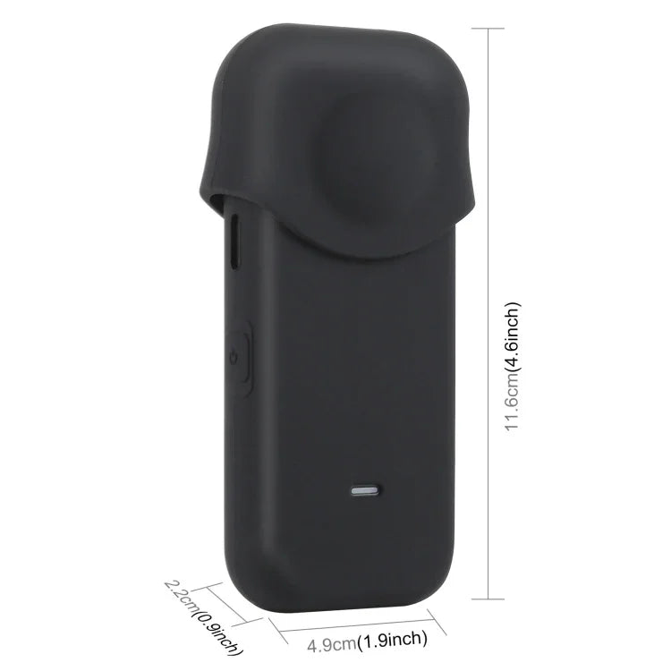 PULUZ Capa Protetora de Silicone à Prova de Poeira para Insta360 ONE X2, Capa para Insta360 ONE X2