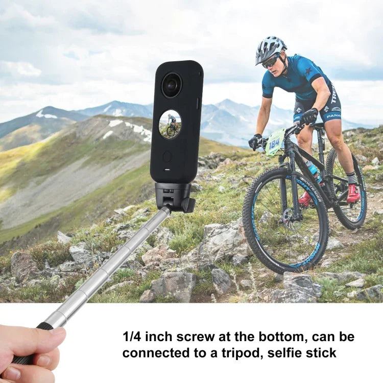 PULUZ Capa Protetora de Silicone à Prova de Poeira para Insta360 ONE X2, Capa para Insta360 ONE X2
