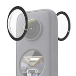 PULUZ Capa Protetora PC para Lente Insta360 One X2, Protetor de Lente para Insta360 ONE X2