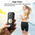 PULUZ Capa Protetora PC para Lente Insta360 One X2, Protetor de Lente para Insta360 ONE X2
