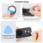 PULUZ Capa Protetora PC para Lente Insta360 One X2, Protetor de Lente para Insta360 ONE X2