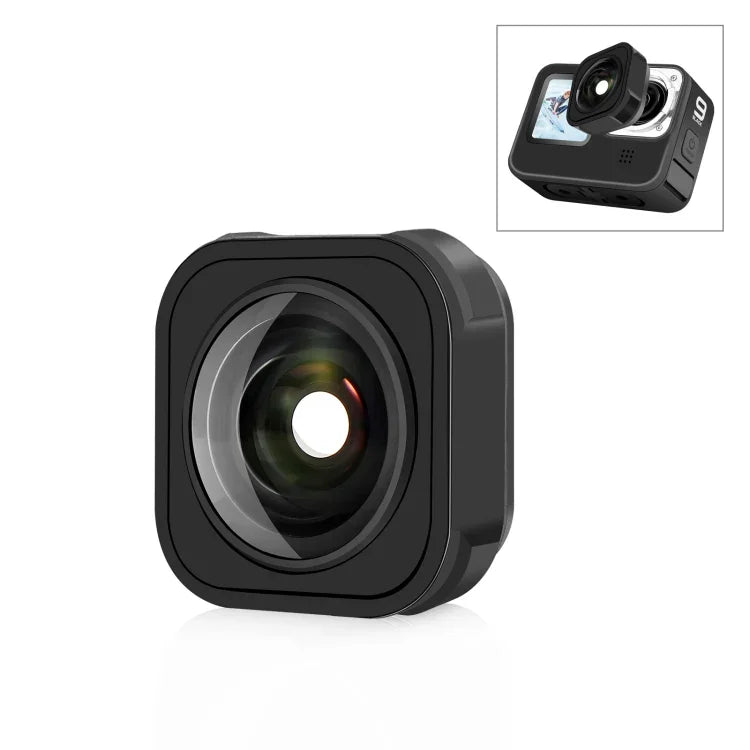 PULUZ Lente Max Mod Grande Angular para GoPro Hero13 Black / Hero12 Black / Hero11 Black / HERO10 Black / HERO9 Black, Para GoPro Hero13 Black / Hero12 Black
