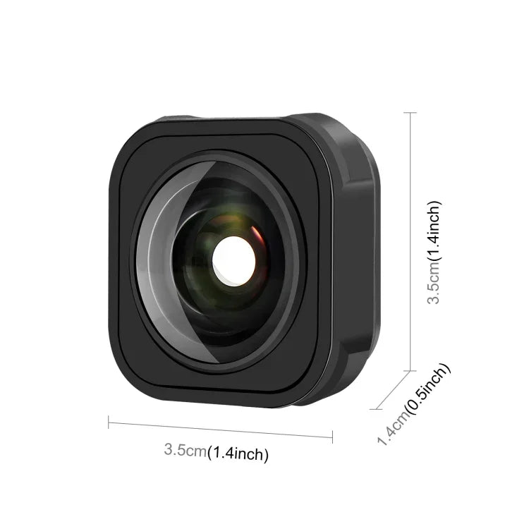 PULUZ Lente Max Mod Grande Angular para GoPro Hero13 Black / Hero12 Black / Hero11 Black / HERO10 Black / HERO9 Black, Para GoPro Hero13 Black / Hero12 Black