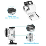 PULUZ Caixa Protetora Subaquática 40m com Fecho, Suporte Básico e Parafuso para GoPro HERO12 Black /11 Black /11 Black Mini /10 Black /9 Black Max Lens Mod, Para GoPro Hero11 Black / HERO10 Black
