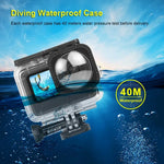 PULUZ Caixa Protetora Subaquática 40m com Fecho, Suporte Básico e Parafuso para GoPro HERO12 Black /11 Black /11 Black Mini /10 Black /9 Black Max Lens Mod, Para GoPro Hero11 Black / HERO10 Black
