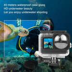 PULUZ Caixa Protetora Subaquática 40m com Fecho, Suporte Básico e Parafuso para GoPro HERO12 Black /11 Black /11 Black Mini /10 Black /9 Black Max Lens Mod, Para GoPro Hero11 Black / HERO10 Black