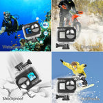 PULUZ Caixa Protetora Subaquática 40m com Fecho, Suporte Básico e Parafuso para GoPro HERO12 Black /11 Black /11 Black Mini /10 Black /9 Black Max Lens Mod, Para GoPro Hero11 Black / HERO10 Black