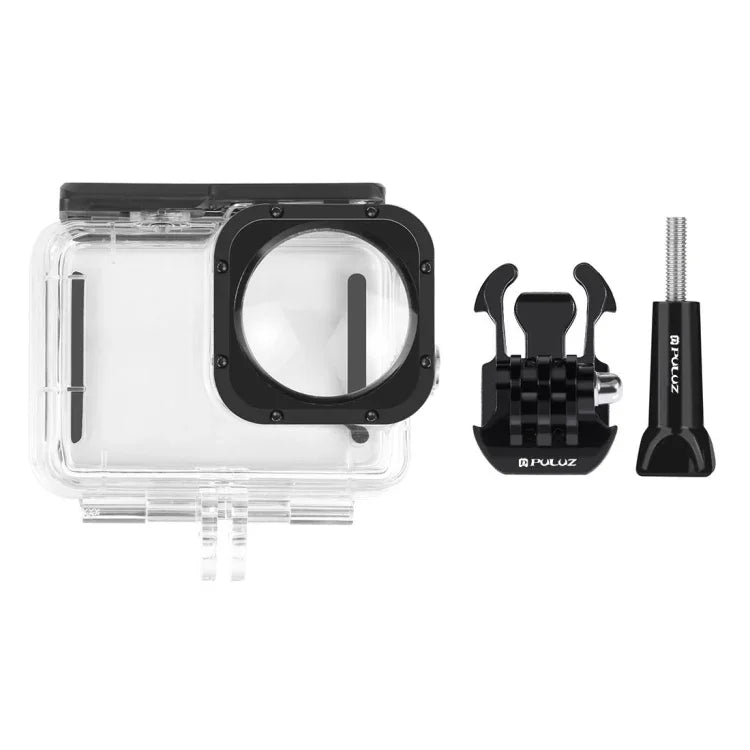 PULUZ Caixa Protetora Subaquática 40m com Fecho, Suporte Básico e Parafuso para GoPro HERO12 Black /11 Black /11 Black Mini /10 Black /9 Black Max Lens Mod, Para GoPro Hero11 Black / HERO10 Black