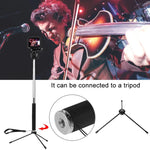 PULUZ Monopé Extensível Portátil para Selfie para GoPro, Insta360, DJI e Outras Câmaras de Ação, Comprimento: 22,5-80cm, Comprimento: 22,5-100cm